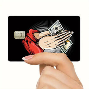 Calcomanías Personalizadas de Doble Cara Reutilizables e Impermeables de PVC <span class=keywords><strong>para</strong></span> <span class=keywords><strong>Tarjetas</strong></span> <span class=keywords><strong>Bancarias</strong></span>, con Diseño de Anime, Acabado Brillante - Product Image 1