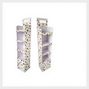 Stand Display Produk Promosi untuk Lantai, Papan Chevron yang Dapat Disesuaikan untuk Ritel Minuman, Anggur, Permen, dan Camilan - Product Image 2