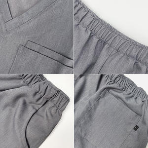 Tenues médicales brodées avec logo, tissu extensible luxueusement doux, pour infirmières, personnel de salon, tenues d'infirmière, ensembles de tenues extensibles grandes tailles - Product Image 6