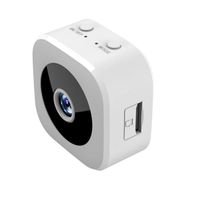X1150 °   Mini caméra grand angle, caméra WiFi sans fil, caméra de surveillance à distance HD pour la sécurité à domicile, pour bébé et animal de compagnie