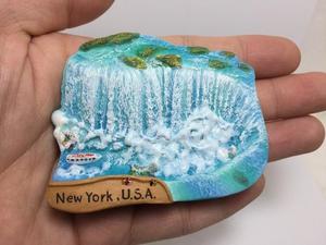Aimant de réfrigérateur en polyrésine, collection de souvenirs de la Chute de Niagara, New York, États-Unis, <span class=keywords><strong>Canada</strong></span>, aimant de réfrigérateur 3D - Product Image 2