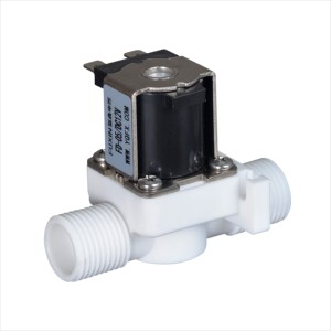 阜新FD-05 G1/2外螺纹塑料水电磁阀常闭DC12V洗衣机灌溉 - Product Image 1