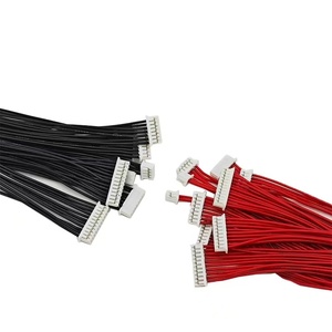 Harnais de câbles en cuivre étamé sur mesure avec connecteurs JST 1.25 mâle et femelle, câbles électroniques en PVC à 2/4/6/8/12 broches - Product Image 2