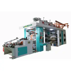 6 color HDPE LDPE LLDPE print machine CI type letterpress flex printer Flexo printing press