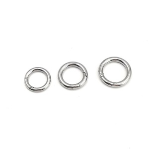 Anillo de Resorte de Acero Inoxidable, Cierre Ovalado y Redondo en Forma de Corazón, Accesorios para Bolsos de Joyería DIY - Product Image 2
