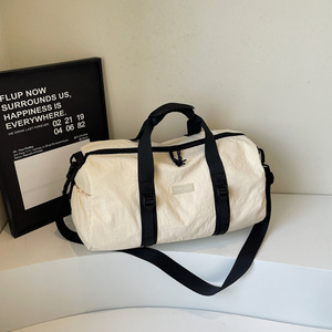Sac de voyage léger et portable pour la douche, avec logo personnalisé, moderne, pour chaussures, séparation sec/humide, yoga, sport, bagage à roulettes - Product Image 3