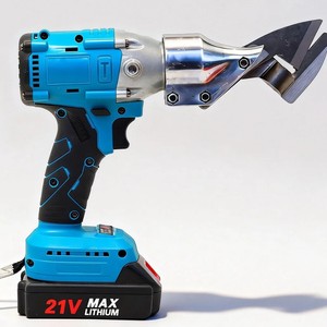 Cisailles électriques sans fil T 21V Max, capacité de coupe de 27 mm pour acier inoxydable et tuiles en acier coloré, batterie au lithium - Product Image 1