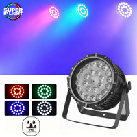 24 Projecteurs LED Par Can RGBW 4-en-1 10W pour Extérieur, IP65, DMX512, Activation Sonore, en Aluminium Moulé Sous Pression, pour Mariages et Spectacles