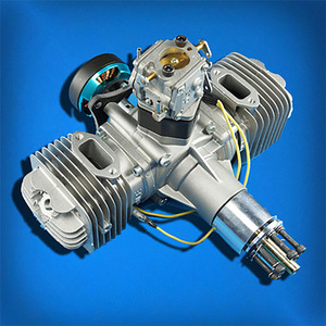 Motor de Avión RC DLE120 de 120cc, Dos Cilindros, Dos Tiempos, a Gasolina, con Sistema de Generador, para Uso en Exteriores - Product Image 1