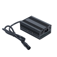 Chargeur de batterie noir 54,6 V 5 A, câble CA 1 m, prise coréenne 3 broches, connecteur CC 5,5x2,1 mm, durable pour accessoires de trottinette électrique AGM