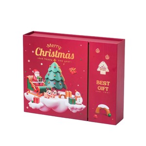 Calendario de Adviento Navideño de 24 Días, <span class=keywords><strong>Caja</strong></span> Misteriosa con Logotipo Personalizado, <span class=keywords><strong>Caja</strong></span> de Regalo Sorpresa Vacía con Cuenta Regresiva para Belleza, Joyería, Chocolate - Product Image 2
