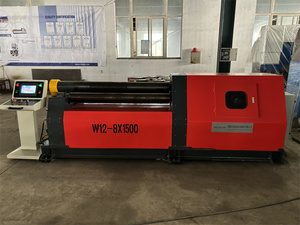 Plattenbiegemaschine 4-Rollen-Rohrbiegemaschine Profil- und Rohrbiegemaschine Dickblech-Rollmaschine - Product Image 4