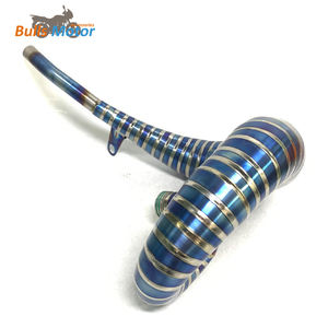 Collecteur d'échappement pour <span class=keywords><strong>GASGAS</strong></span>/HUSQVARNA/KTM 300 Tuyau d'échappement en alliage de titane Plus de soudure Tuyau d'échappement avant universel 2023-2024 - Product Image 3