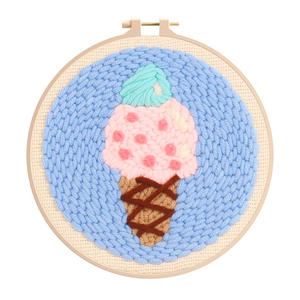 Kit de <span class=keywords><strong>broderie</strong></span> à poinçonner à l'aiguille pour fille, décoration animale, cadeau, kit de bricolage pour débutants, <span class=keywords><strong>broderie</strong></span> à <span class=keywords><strong>la</strong></span> <span class=keywords><strong>main</strong></span>, décoration d'intérieur - Product Image 1