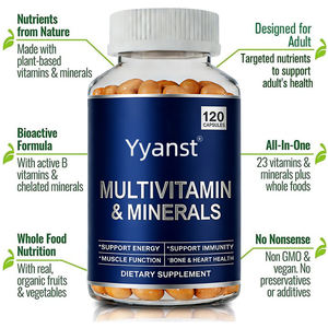 OEM/ODM avec des fruits et légumes biologiques réels, multivitamines en gélules pour la force osseuse et la fonction musculaire, emballage personnalisé - Product Image 6