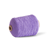 1007575 Polyester blanc personnalisé 75D Double couvert 100 # fil élastique en caoutchouc latex pour chaussettes