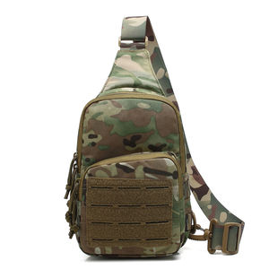 Bolsa de pecho cruzada portátil para tácticas al aire libre, cremallera de camuflaje de Color sólido, diseño impermeable para senderismo, <span class=keywords><strong>turismo</strong></span> de montaña, pesca - Product Image 6