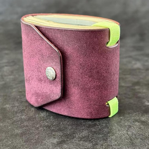 Cross-border creative new product: Practical The Cash Wrap Wallet Leather Wallet Storage Pouch with Magnetic Clasp - Product Image 4