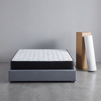 Ensemble de matelas hybride à ressorts ensachés pour chambre moderne, épaisseur 25 cm, taille King, tissu durable et respirant, prix bas, haute qualité