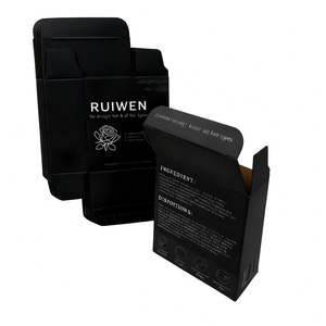 Boîte d'emballage personnalisée de luxe avec pelliculage brillant, en carton artistique, avec impression par estampage brillant et mat - Product Image 3