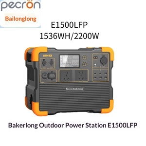 เครื่องปั๊มไฟฟ้าพกพา Baikelong Outdoor Gearbox Bearing Engine Pump Mobile Power Bank 2200W กำลังสูง ความจุขนาดใหญ่ 220V สำหรับกรณีฉุกเฉิน รุ่น E1500LFP - Product Image 1