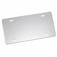 Plaque d'immatriculation de voiture décorative en alliage d'aluminium de qualité supérieure, résistante à la rouille et aux intempéries, avec trous pré-percés, ajustement universel personnalisé