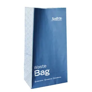 Airsickness Disposable Vomit Bags Custom Printed Travel Air Sickness Paper Bags For Airplane Airsickness Bag