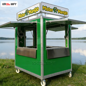 Remorque de restauration mobile multifonctionnelle moderne KR-220 pour restaurants, pizzerias, kiosques alimentaires extérieurs, stands de jus et confiseries - Product Image 3