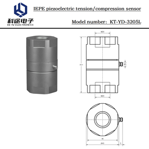 IEPE Piezoelektrischer Zug-Druck-Kraftsensor ICP-Sensor Messwandler für Stoß- und Quasi-Statische Kraftmessung - Product Image 2