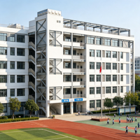Service de Conception, Dessin, Planification, Approbation et Révision de Blocs Modulaires Personnalisés pour Bâtiments Scolaires en Structure Acier