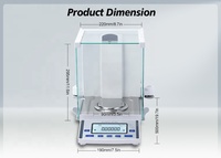 Balance analytique de haute qualité, balance analytique de laboratoire, diagramme haute performance de la balance analytique