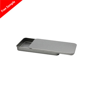 Nhà Sản Xuất Tùy Chỉnh Hình Chữ Nhật Kim Loại Hộp Thiếc Trượt Nắp Nhỏ Bạc Hà <span class=keywords><strong>Tin</strong></span> Container Có Thể Cho Thực Phẩm Thuốc Sử Dụng Bạc Hà Kẹo Tinplate Jar - Product Image 2