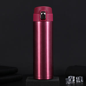 Bottiglia d'Acqua in Acciaio Inox 500ml Senza BPA Thermos in Metallo Isolato Sottovuoto con Tappo a Rubinetto per Mantenere Freddo e Caldo - Product Image 3