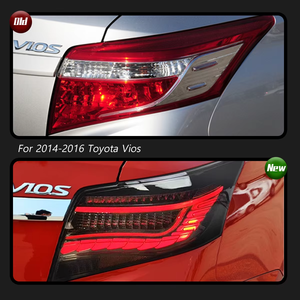 TYPY Car Tail <b>Lights</b> for Toyota Vios 2014-2016 <b>LED</b> Car Tail Lamps Daytime Running <b>Lights</b> Dynamic Plug and Play Car Accessories - Product Image 2