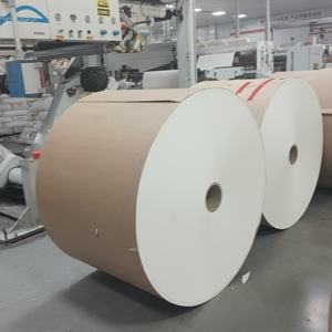 Prix d'usine, livraison rapide, rouleau de papier alimentaire simple paroi enduit de PE, matière première pour gobelets en papier - Product Image 5