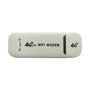 Modem usb portátil sem fio internet mini 4g lte, adaptador usb wifi com slot para cartão sim gsm