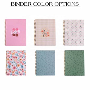 Agenda/Organisateur hebdomadaire/mensuel Hongbo, nouvelle version, 6 couleurs, spirale, feuilles mobiles, 8,5 x 11 pouces, esthétique et portable. - Product Image 5