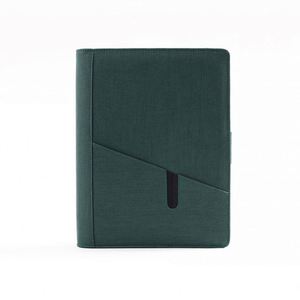 Custom Travelers Leather A5 Loose-Leaf Magnetic <b>Notebook</b> Digital Charger Power Bank Diary Planner - Product Image 2