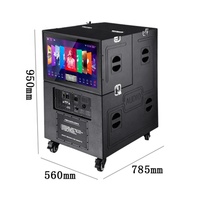 Altavoz Profesional Activo de 15 Pulgadas con Sistema Inteligente Android, Pantalla Táctil y Alta Potencia para Escenarios
