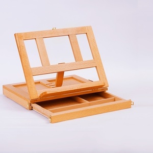 <span class=keywords><strong>Table</strong></span> de bureau <span class=keywords><strong>en</strong></span> <span class=keywords><strong>bois</strong></span>, <span class=keywords><strong>table</strong></span> d'art <span class=keywords><strong>en</strong></span> <span class=keywords><strong>bois</strong></span>, boîte de dessin, de peinture et de croquis avec 3 tiroirs avant pour le rangement des fournitures - Product Image 2