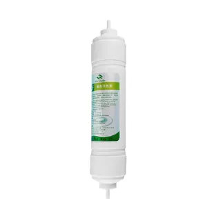 Alcalina UDF acqua cartuccia filtro carbone attivo Media per uso domestico manuale filtro in plastica per la filtrazione dell'acqua lavandino