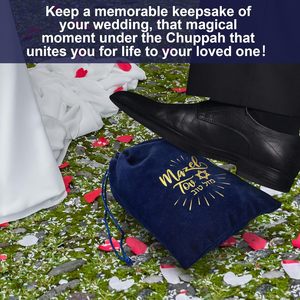 <span class=keywords><strong>Pochette</strong></span> en velours avec cordon de serrage, logo personnalisé, mariage juif, cadeaux juifs, sacs pour couples, fiançailles, mariage, anniversaire, cérémonie - Product Image 5