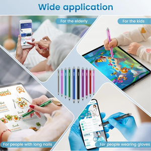 Regalo Promocional, Lápiz Óptico Universal 2 en 1 de Aluminio 9.0 para IOS y Android, Lápiz Óptico Capacitivo para Pantalla Táctil - Product Image 3