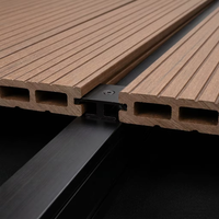 Plancher modulaire préfabriqué en composite bois-plastique traité pour plateforme de camping extérieure et support de tente