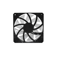 PWM PC RGB kipas LED, 120mm aliran udara tinggi bantalan hidrolik plastik untuk casing komputer Radiator pendingin CPU bersertifikat CE ROHS