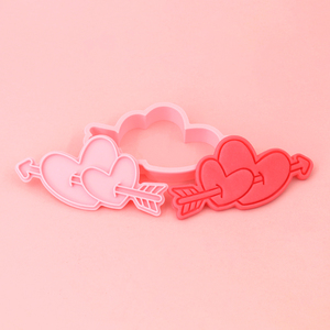 Serie del Día de San Valentín Love Kiss Cupid's Arrow Galleta Molde Herramienta para hornear y repostería para hornear dulces y <span class=keywords><strong>pan</strong></span> - Product Image 5