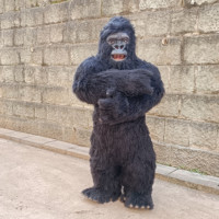 Gorille Animatronique Marchant, Qualité Supérieure, Taille Réelle, Simulation Animatronique, Costume de Gorille, Costume d'Animal