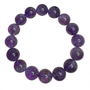 Unisex Wholesale Gemstone Natural Star Amethyst <b>Crystal</b> <b>Beaded</b> Bracelet Cross Healing Perfect Gift Idea Rich Purple bracelets - Product Image 4