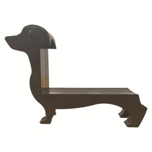 Nouveau support moderne pour bouteille de vin en plastique rouge, modèle Teckel, pour l'exportation, présentoir - Product Image 2