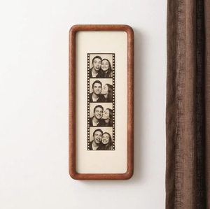 Factory Supply Solid Wood Rounded Corner Photo <strong>Frame</strong> With 2*6 Inch Photo Strip Custom <strong>Multiple</strong> Sizes Desktop <strong>Picture</strong> <strong>Frame</strong> - Product Image 1
